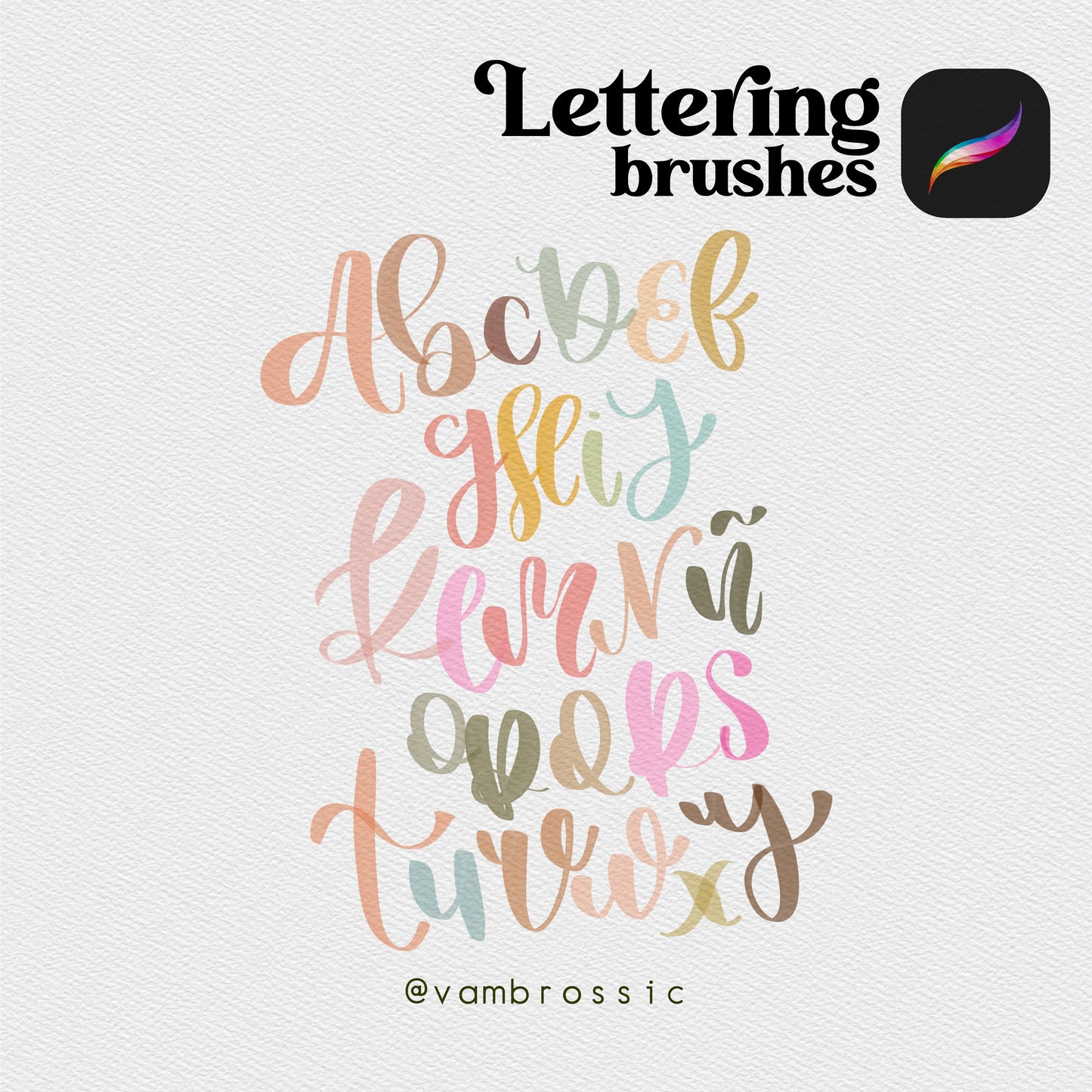 Lettering | Pinceles para Procreate