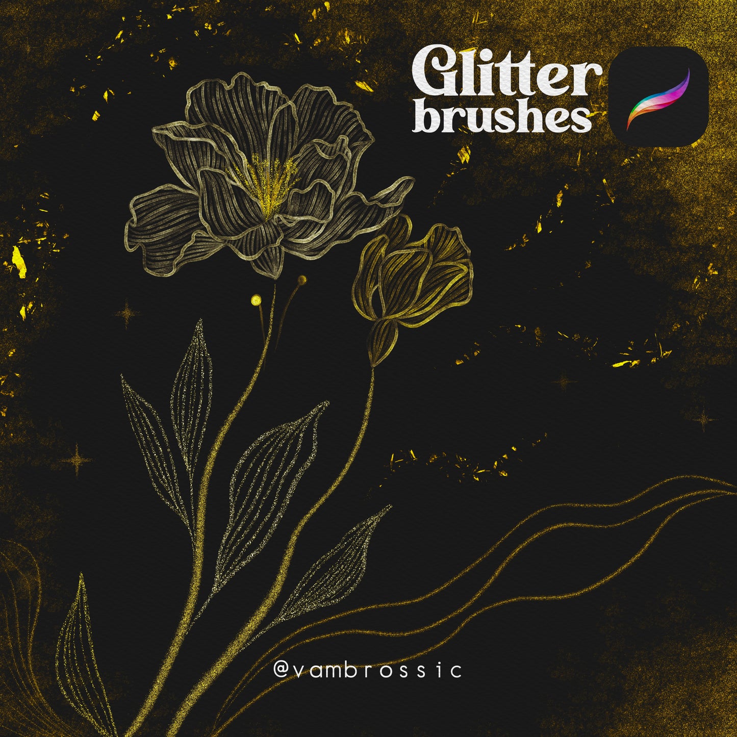 Glitter | Pinceles para Procreate